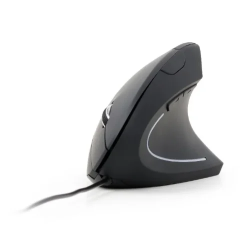 Gembird Ergonomic optical mouse 6-button -черен