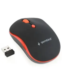 Gembird Wireless optical мишка черен-червен