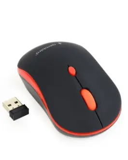 Alternative view of Gembird Wireless optical мишка черен-червен