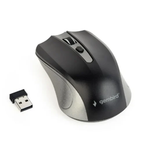 Gembird Wireless optical mouse spaceсив-черен