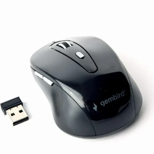 Gembird Wireless optical mouse 6-buttons черен