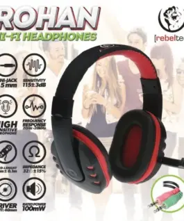 Alternative view of Rebeltec  Headphone with Microphone Rohan
