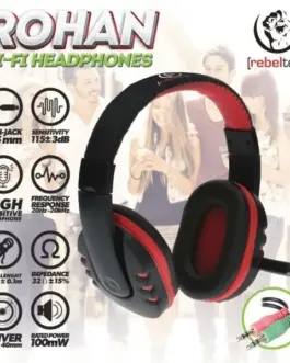 Alternative view of Rebeltec Headphone with Microphone Rohan