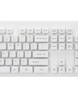 Rebeltec Wirelessкомплект клавиатура + мишка бялrun