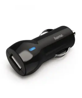 Alternative view of Hama зарядно за кола USB (2xUSB) 12V 2.4A черен
