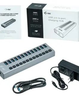 Alternative view of i-tec USB 3.0 Charging HUB 13 port 60W