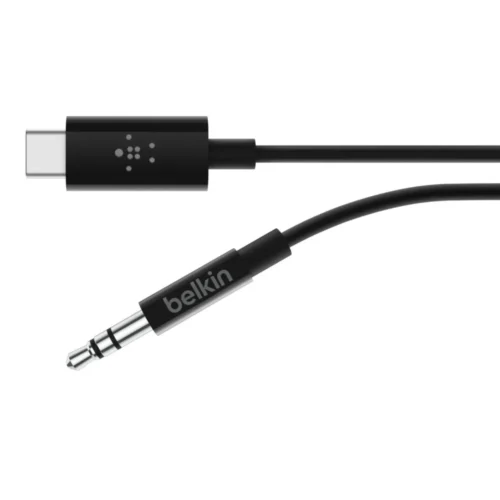 Alternative view of Belkin адаптер USB-C for 3,5mm Audio 0,9m черен