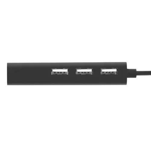 Alternative view of Natec USB Hub 3-ports + RJ45 Dragonfly