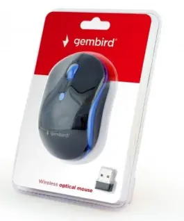 Gembird Wireless optical мишка черен-blue
