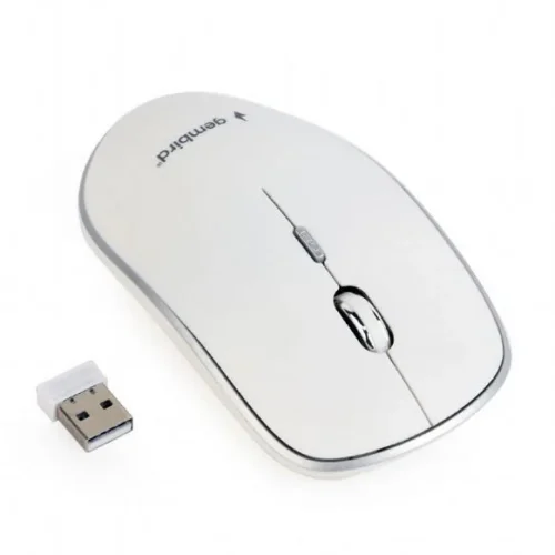Gembird Wireless optical mouse бял