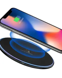 Alternative view of Maclean Wireless настолно зарядно черен MCE250 B