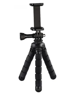 Hama Mini-tripod flex 2in1 14 cm черен