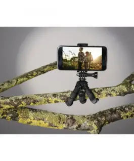 Hama Mini-tripod flex 2in1 14 cm черен