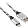 Tracer кабел USB 2.0 iPhone AM lightning 10m черен-silver