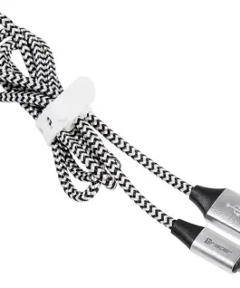 Alternative view of Tracer кабел USB 2.0 iPhone AM lightning 1,0m черен-silver