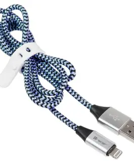 Alternative view of Tracer кабел USB 2.0 iPhone AM lightning 1,0m черен-blue