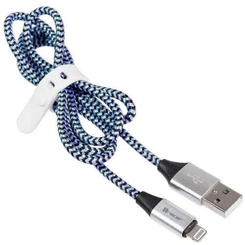 Alternative view of Tracer кабел USB 2.0 iPhone AM lightning 1,0m черен-blue