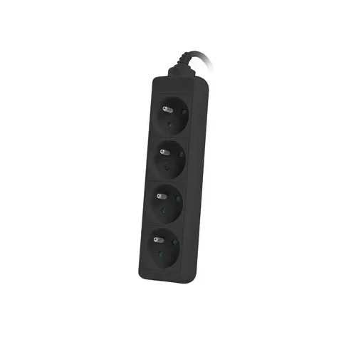 Alternative view of Lanberg Power strip for UPS 1.5 m черен 4XPL