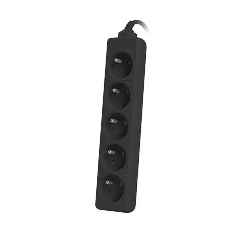 Alternative view of Lanberg Power strip for UPS 1.5 m черен 5XPL