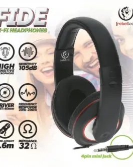 Alternative view of Rebeltec Stereo headpkone with microphone Rebeltec FID