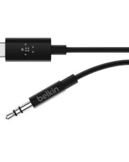 Alternative view of Belkin адаптер USB-C for 3,5mm Audio 1,8m черен
