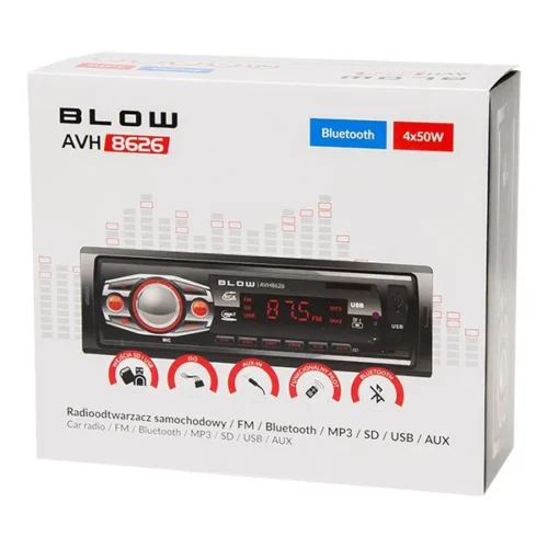 BLOW Car radio AVH-8626 MP3/USB/SD/MMC/BT