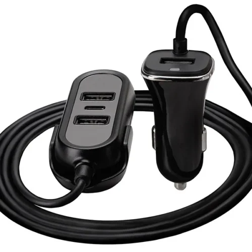 Alternative view of Tracer зарядно за кола 12-24V Multicharge 3xUSB 7,2A + PD 18W