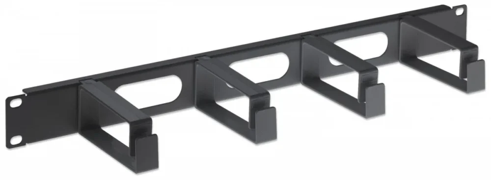 Intellinet кабел management 1U 4x67mm Rack 19-inches черен