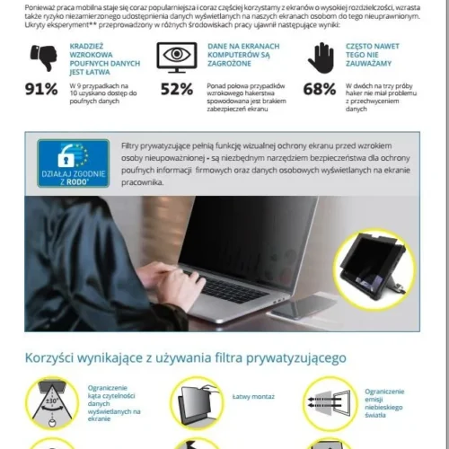 Kensington Privacy Screen 14 inch. 16:9