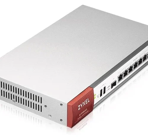 Alternative view of Zyxel ATP Firewall ATP500-EU0102F ATP 7 Gigabit user-definable ports 1xSFP 2xUSB 1 Yr Bundle