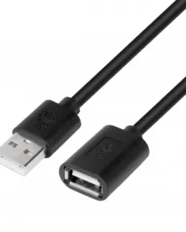 TB удължителен кабел USB AM-AF 1.8 m черен