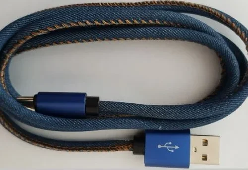 Gembird кабел USB 2.0 Type C premium jeans 1 m