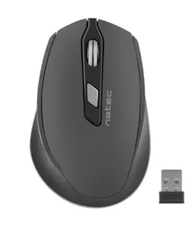 Natec Mouse wireless Siskin 2400DPI черен-gray with a quiet click