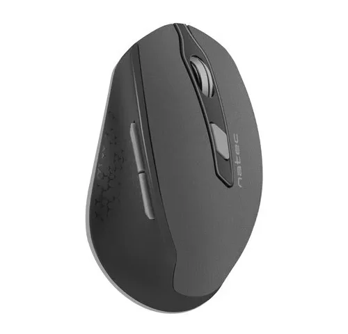 Natec Mouse wireless Siskin 2400DPI черен-gray with a quiet click