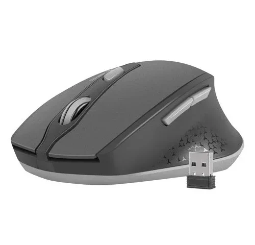 Natec Mouse wireless Siskin 2400DPI черен-gray with a quiet click