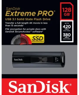 Alternative view of SanDisk Flash drive Extreme Pro USB 3.1 Gen1 128GB 420/380 MB/s