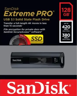Alternative view of SanDisk Flash drive Extreme Pro USB 3.1 Gen1 128GB 420/380 MB/s