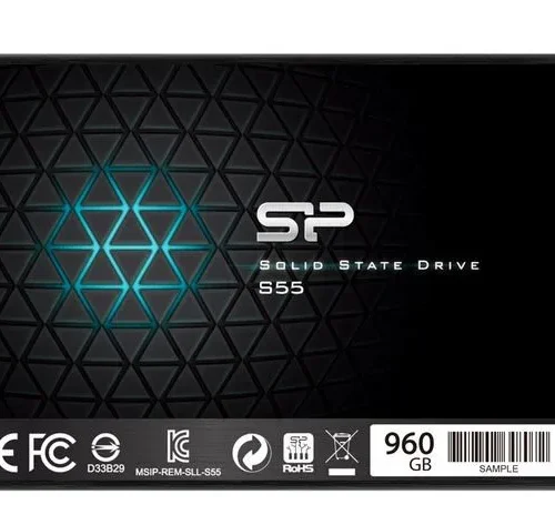 Silicon Power Drive SSD SLIM S55 960GB 25 SATA3 500/450MB/s 7mm