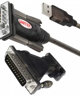 Alternative view of Unitek адаптер USB- 1xRS-232 + адаптер DB9F/DB25M Y-105A