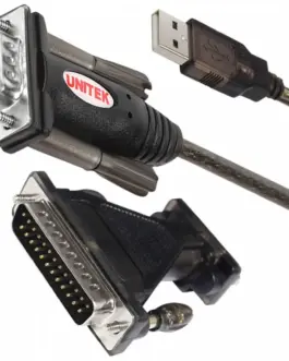 Alternative view of Unitek адаптер USB- 1xRS-232 + адаптер DB9F/DB25M Y-105A