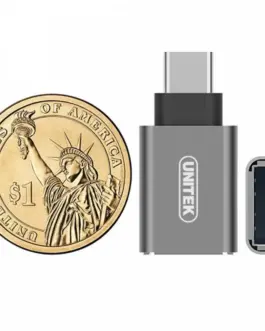 Alternative view of Unitek адаптер USB TYP-C TO USB (F ), Y-A025CGY