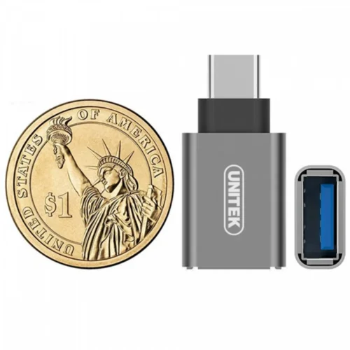 Alternative view of Unitek адаптер USB TYP-C TO USB (F ), Y-A025CGY