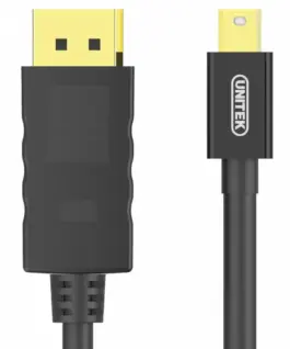 Unitek кабел miniDisplayPort/ DisplayP M/M 2m