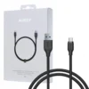 AUKEY CB-AC1 черен nylon quick кабел Quick Charge | FCP | AFC | USB C-USB 3.1 | 1.2m | 5