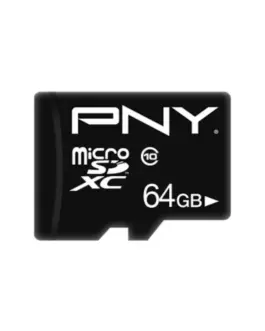 PNY MicroSDHC card 64GB P-SDU64G10PPL-GE