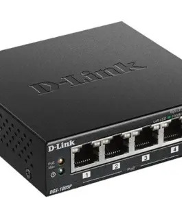 D-Link Switch DGS-1005P 5xGbE (4xPoE+ 60W)