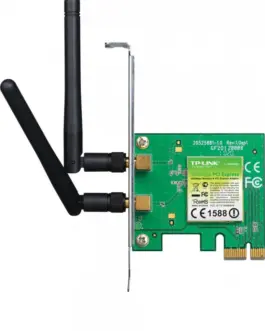 TP-LINK 300Mbps Wireless N PCI Express адаптер (2.4GHz) 2x2dBi (SMA) BOX