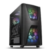Thermaltake кутия за компютър Commander C34 Tempeчервен Glass ARGB