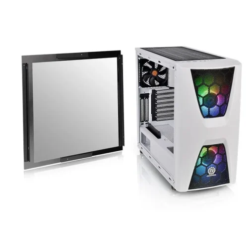 Thermaltake кутия за компютър Commander C34 Tempeчервен Glass ARGB Snow