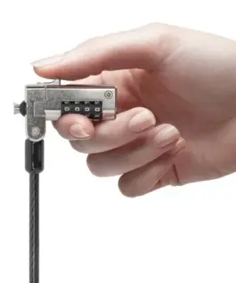 Alternative view of Kensington Lock for Wedge-Shaped Slots N17 Combination